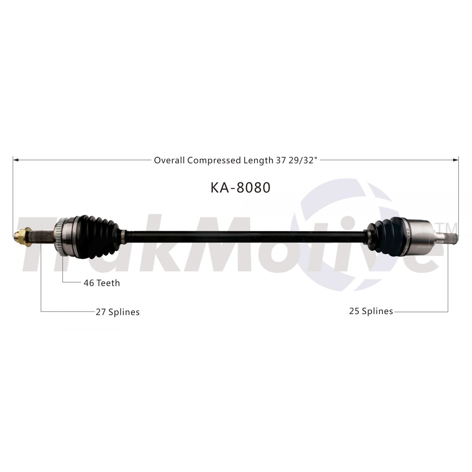 TrakMotive KA8080 - CV Axle Shaft TrakMotive KA8080 CV Axle Shaft product image 1 of 3