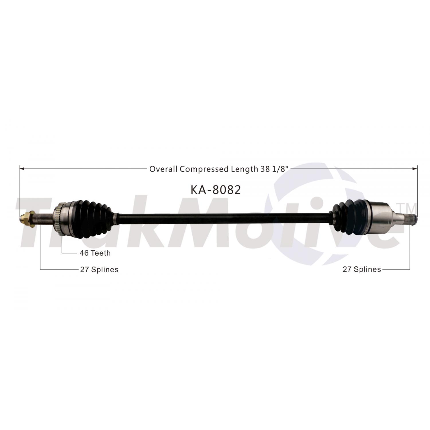 TrakMotive KA8082 CV Axle Shaft product image 1 of 3