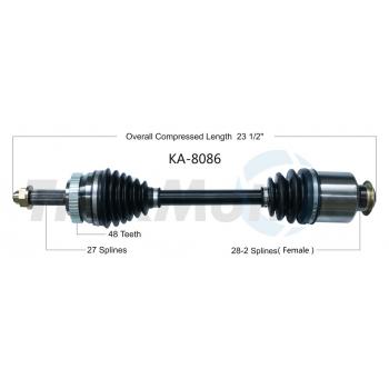 TrakMotive KA8086 - CV Axle Shaft TrakMotive KA8086 CV Axle Shaft product image 1 of 3