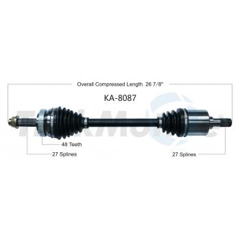 TrakMotive KA8087 CV Axle Shaft product image 1 of 3