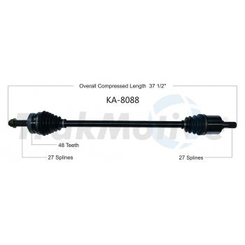 TrakMotive KA8088 CV Axle Shaft product image 1 of 3