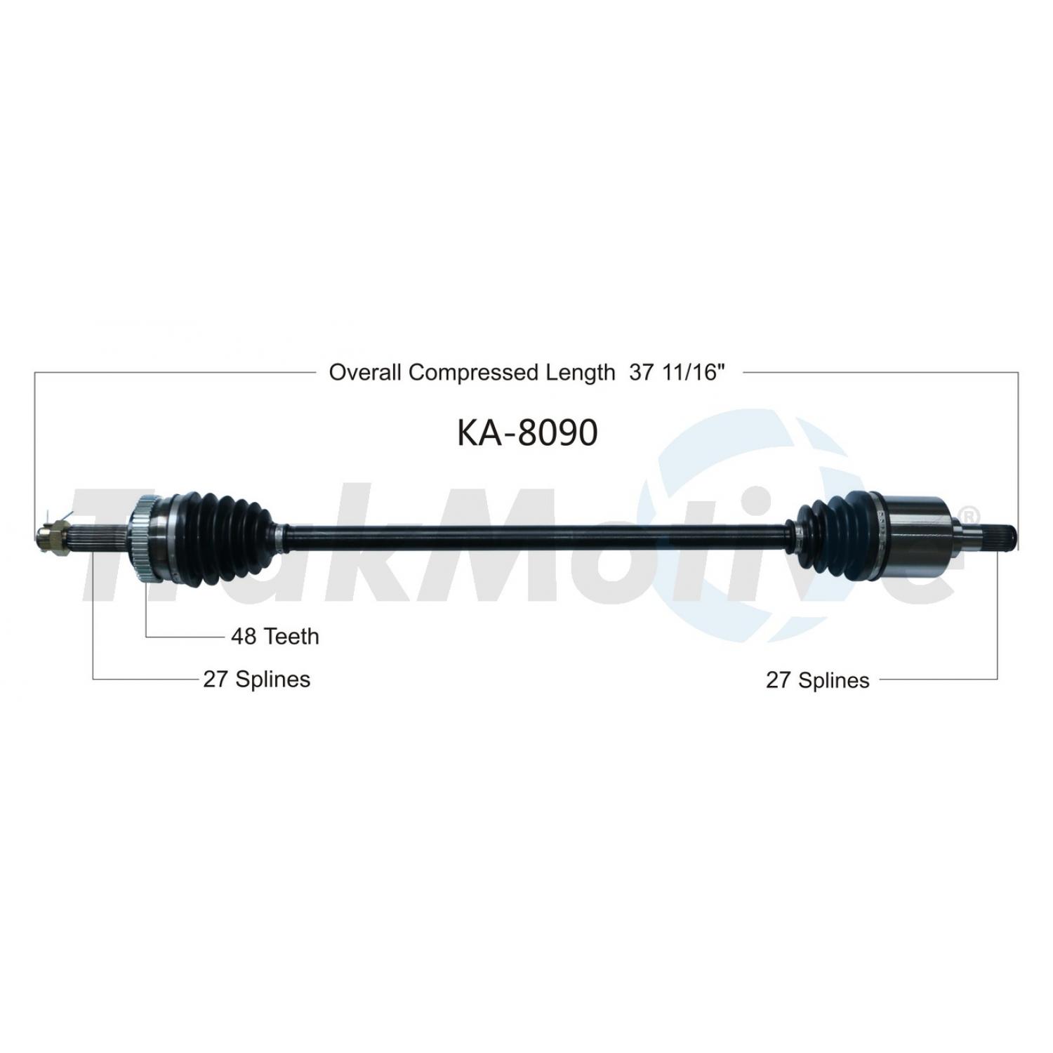 TrakMotive KA8090 - CV Axle Shaft TrakMotive KA8090 CV Axle Shaft product image 1 of 3