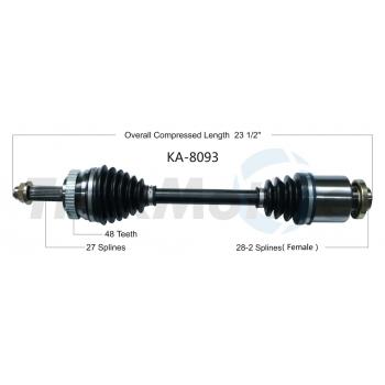TrakMotive KA8093 CV Axle Shaft product image 1 of 3