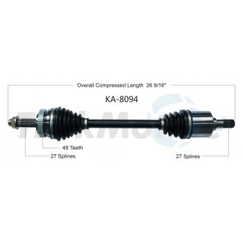 TrakMotive KA8094 CV Axle Shaft product image 1 of 3