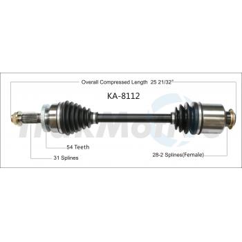 TrakMotive KA8112 CV Axle Shaft product image 1 of 3