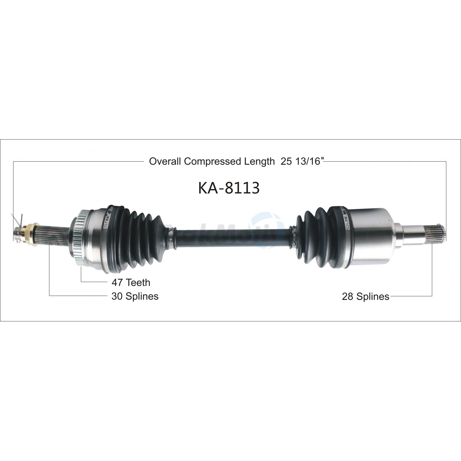 TrakMotive KA8113 - CV Axle Shaft TrakMotive KA8113 CV Axle Shaft product image 1 of 3