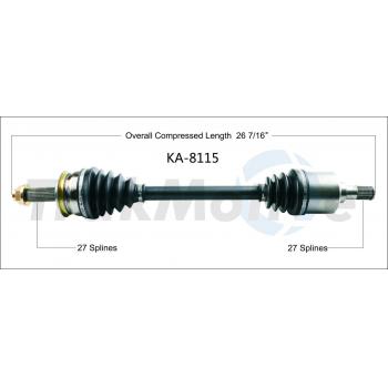 TrakMotive KA8115 CV Axle Shaft product image 1 of 3