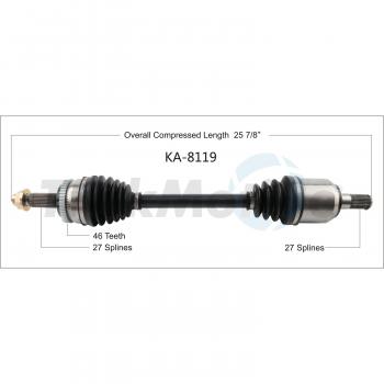 TrakMotive KA8119 - CV Axle Shaft TrakMotive KA8119 CV Axle Shaft product image 1 of 3