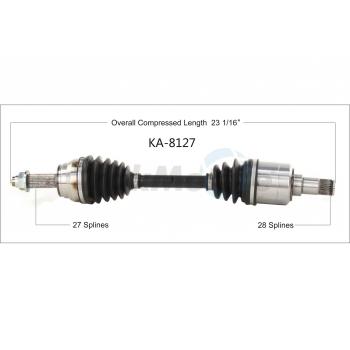 TrakMotive KA8127 - CV Axle Shaft TrakMotive KA8127 CV Axle Shaft product image 1 of 3