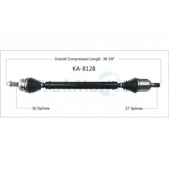 TrakMotive KA8128 CV Axle Shaft product image 1 of 3