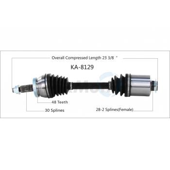 TrakMotive KA8129 CV Axle Shaft product image 1 of 3