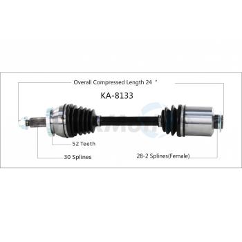 TrakMotive KA8133 - CV Axle Shaft TrakMotive KA8133 CV Axle Shaft product image 1 of 3