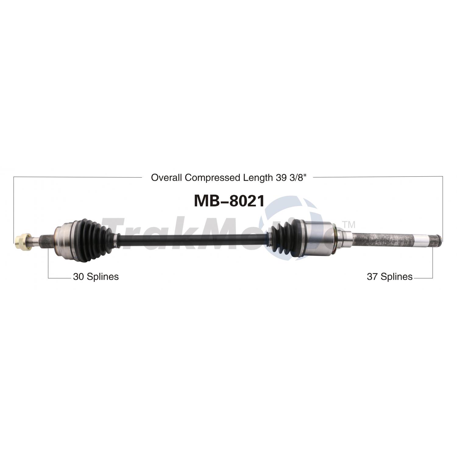TrakMotive MB8021 - CV Axle Shaft TrakMotive MB8021 CV Axle Shaft product image 1 of 3