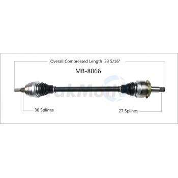 TrakMotive MB8066 CV Axle Shaft product image 1 of 3