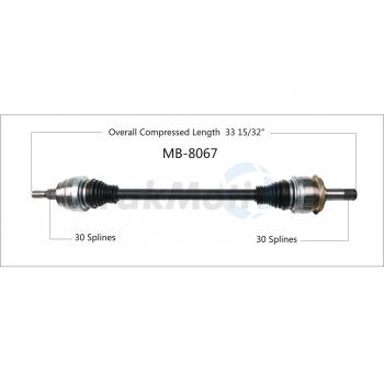 TrakMotive MB8067 - CV Axle Shaft TrakMotive MB8067 CV Axle Shaft product image 1 of 3