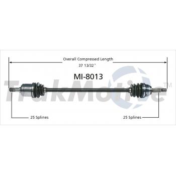 TrakMotive MI8013 - CV Axle Shaft TrakMotive MI8013 CV Axle Shaft product image 1 of 3