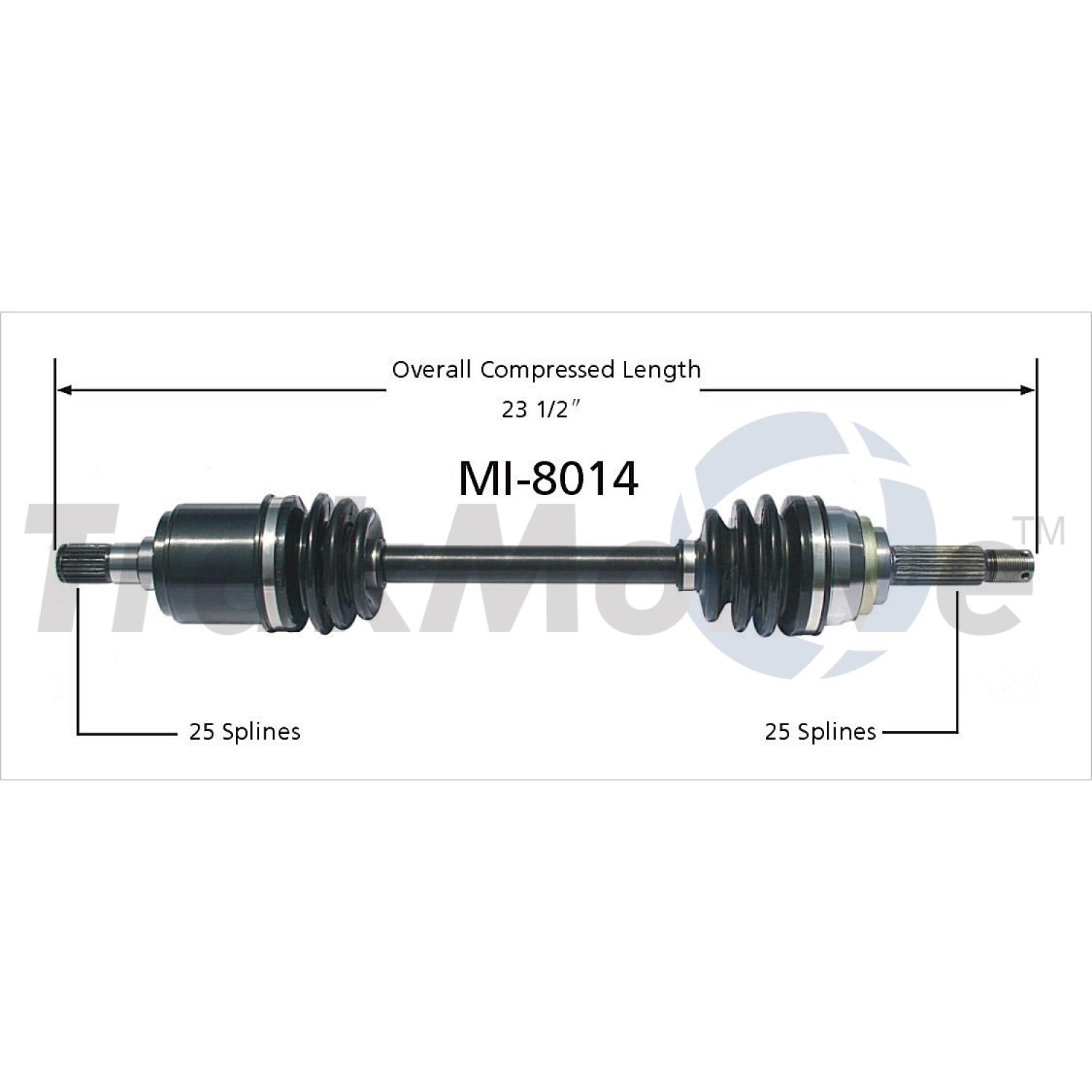 TrakMotive MI8014 - CV Axle Shaft TrakMotive MI8014 CV Axle Shaft product image 1 of 3