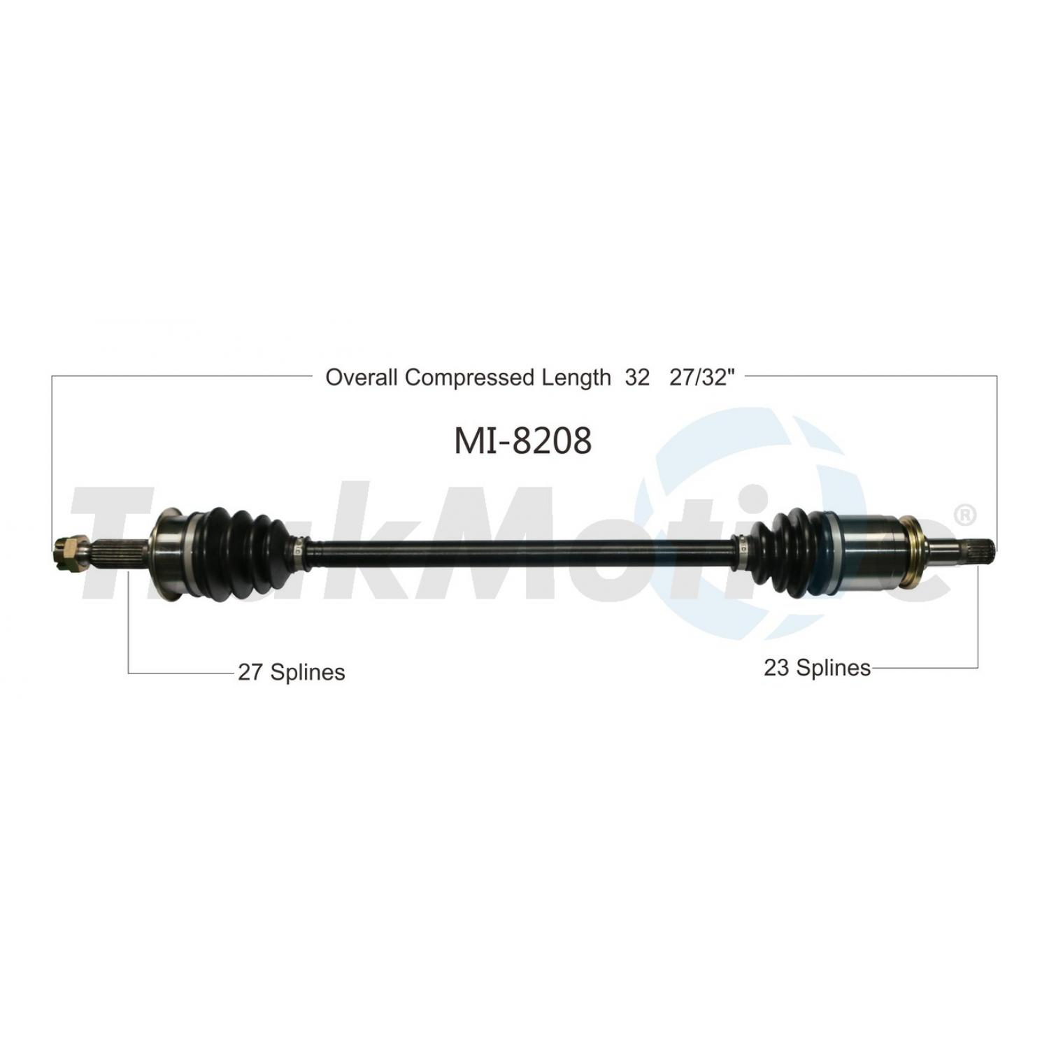 TrakMotive MI8208 - CV Axle Shaft TrakMotive MI8208 CV Axle Shaft product image 1 of 3