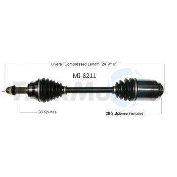 TrakMotive MI8211 CV Axle Shaft product image 1 of 3