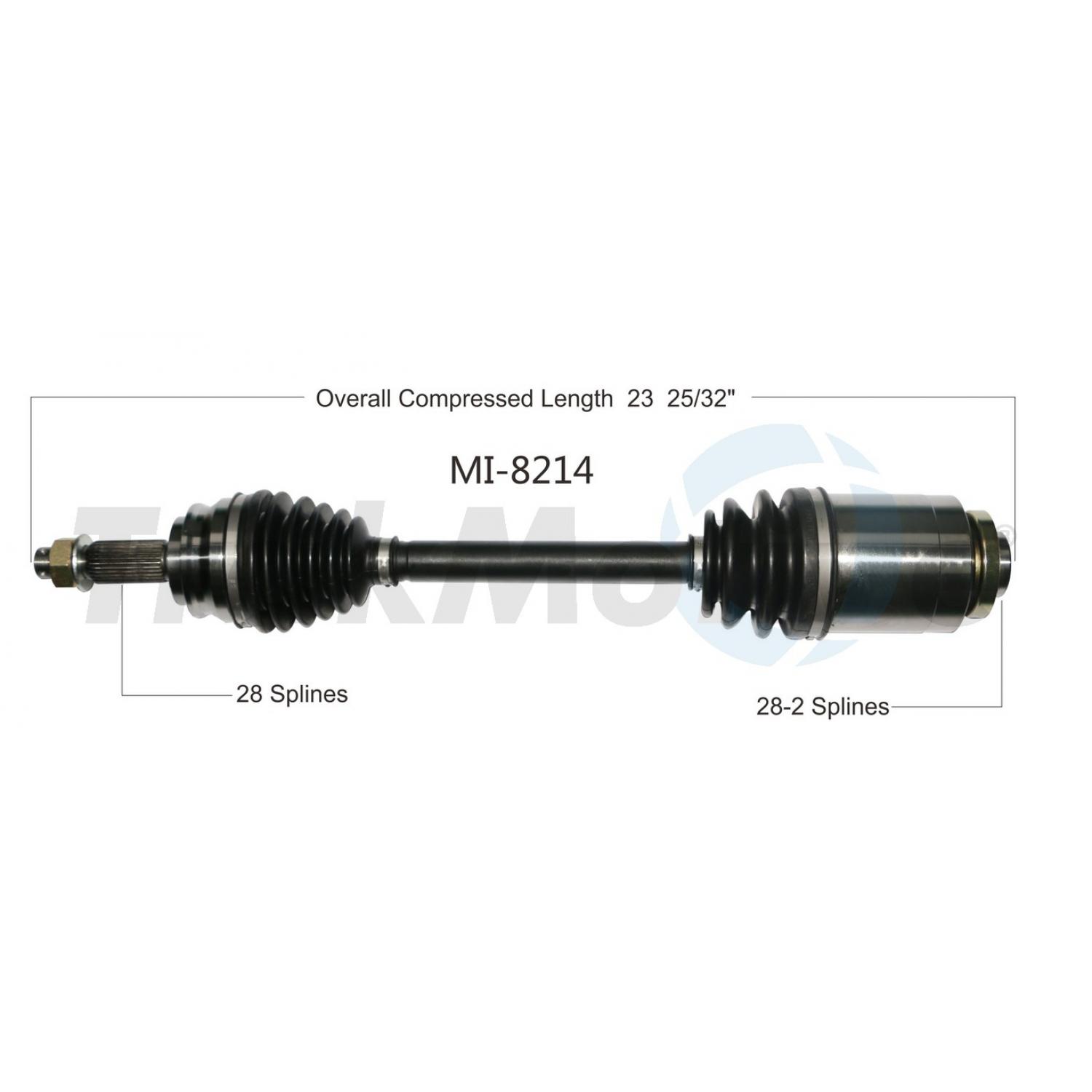 TrakMotive MI8214 - CV Axle Shaft TrakMotive MI8214 CV Axle Shaft product image 1 of 3