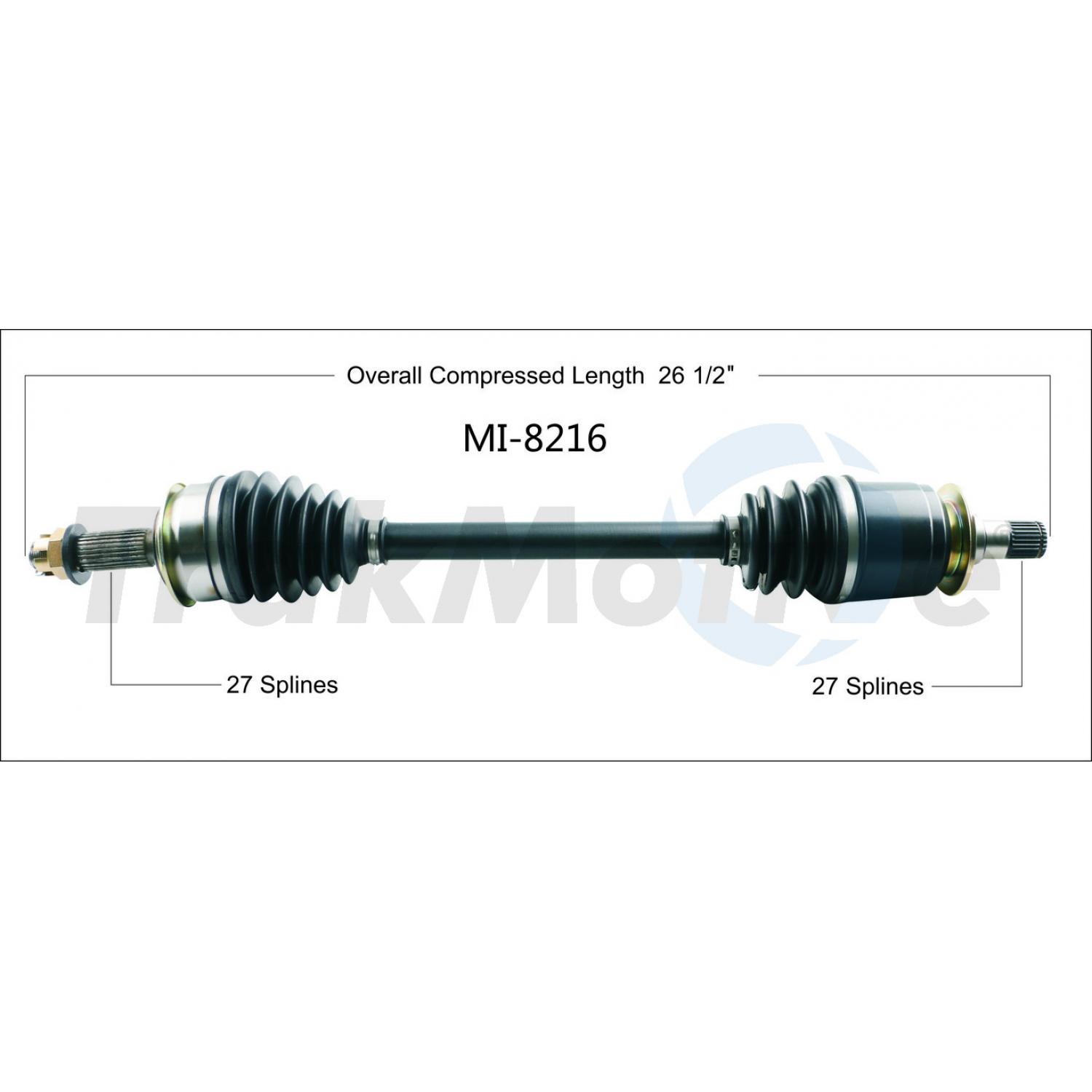 TrakMotive MI8216 - CV Axle Shaft TrakMotive MI8216 CV Axle Shaft product image 1 of 3