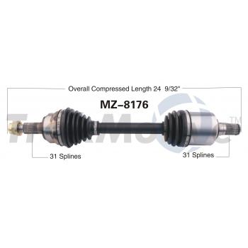 TrakMotive MZ8176 - CV Axle Shaft TrakMotive MZ8176 CV Axle Shaft product image 1 of 3