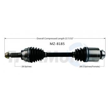 TrakMotive MZ8185 CV Axle Shaft product image 1 of 4