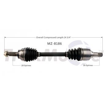 TrakMotive MZ8186 CV Axle Shaft product image 1 of 3