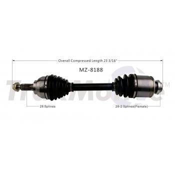 TrakMotive MZ8188 - CV Axle Shaft TrakMotive MZ8188 CV Axle Shaft product image 1 of 3