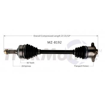 TrakMotive MZ8192 CV Axle Shaft product image 1 of 3