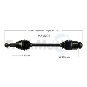 TrakMotive MZ8202 CV Axle Shaft product image 1 of 3