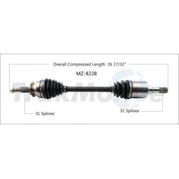 TrakMotive MZ8228 CV Axle Shaft product image 1 of 3