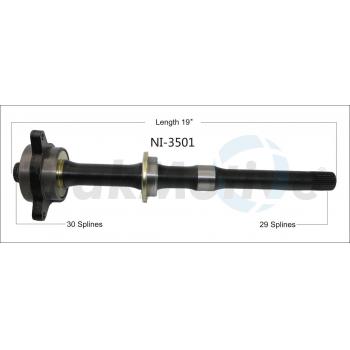 TrakMotive NI3501 - CV Intermediate Shaft TrakMotive NI3501 CV Intermediate Shaft product image 1 of 3