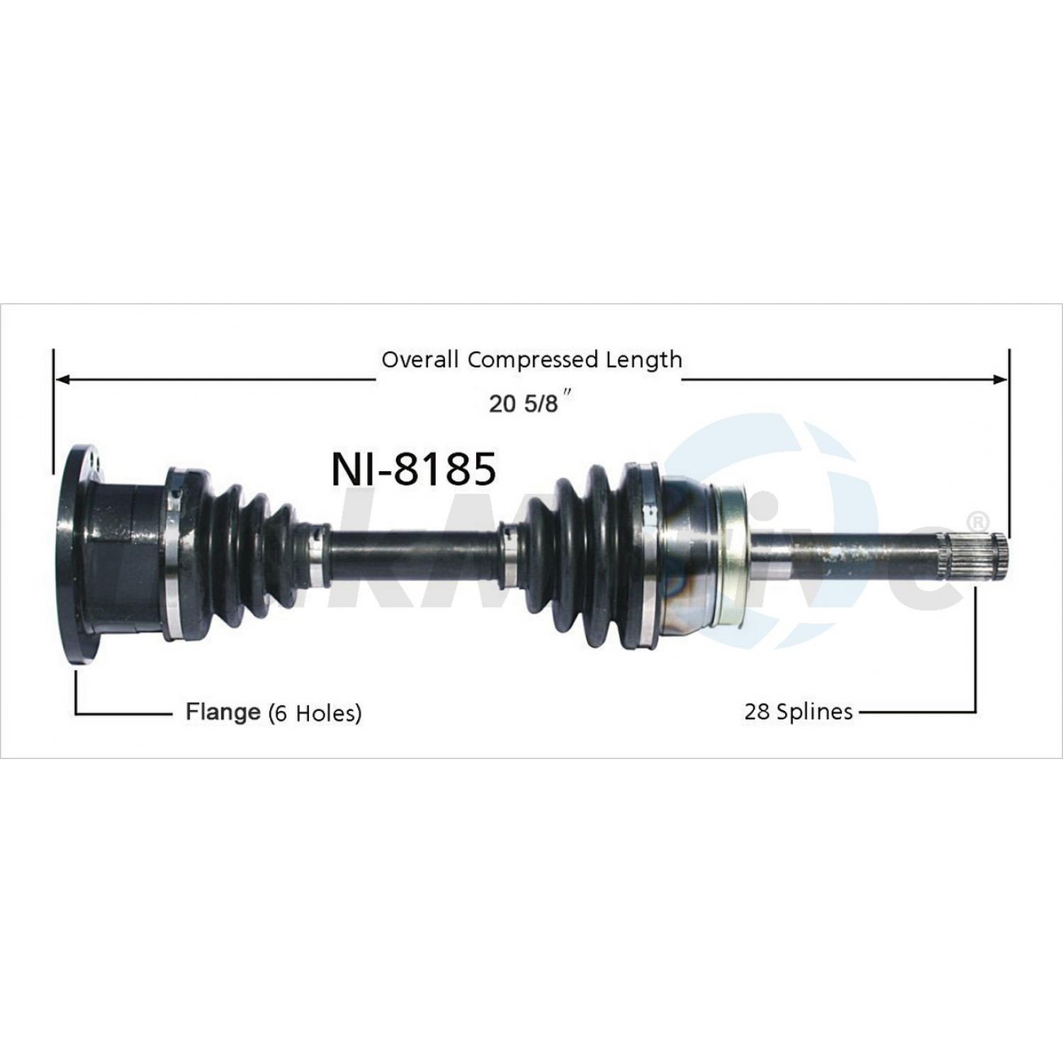 TrakMotive NI8185 - CV Axle Shaft TrakMotive NI8185 CV Axle Shaft product image 1 of 3