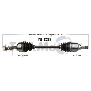 TrakMotive NI8383 CV Axle Shaft product image 1 of 3