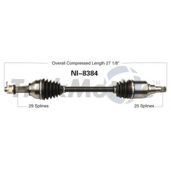TrakMotive NI8384 - CV Axle Shaft TrakMotive NI8384 CV Axle Shaft product image 1 of 3