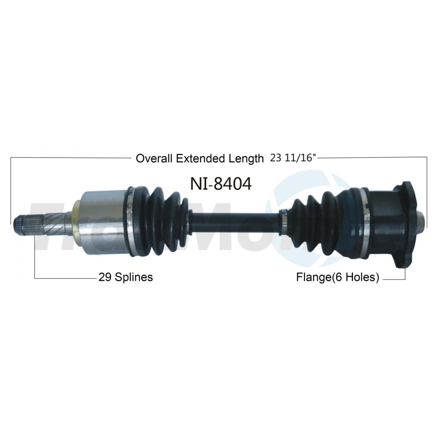 TrakMotive NI8404 - CV Axle Shaft TrakMotive NI8404 CV Axle Shaft product image 1 of 3