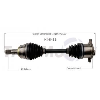 TrakMotive NI8435 - CV Axle Shaft TrakMotive NI8435 CV Axle Shaft product image 1 of 3