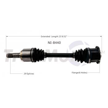 TrakMotive NI8440 CV Axle Shaft product image 1 of 3