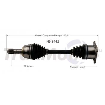 TrakMotive NI8442 - CV Axle Shaft TrakMotive NI8442 CV Axle Shaft product image 1 of 3