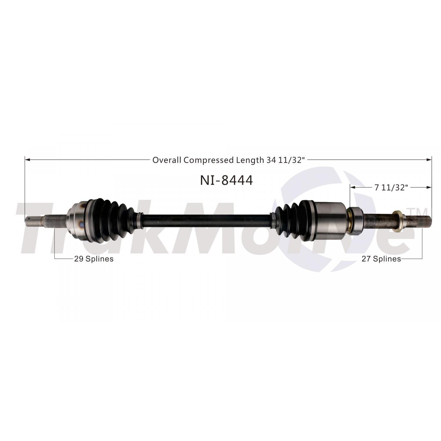 TrakMotive NI8444 - CV Axle Shaft TrakMotive NI8444 CV Axle Shaft product image 1 of 3