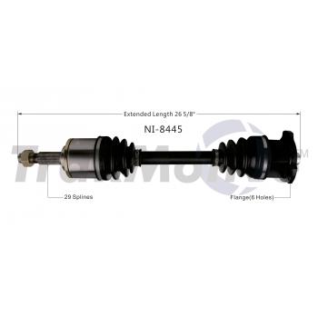 TrakMotive NI8445 CV Axle Shaft product image 1 of 3