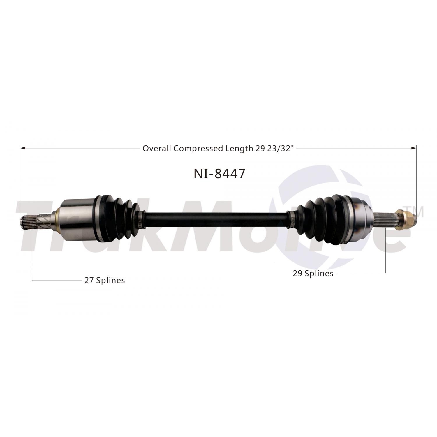 TrakMotive NI8447 - CV Axle Shaft TrakMotive NI8447 CV Axle Shaft product image 1 of 3