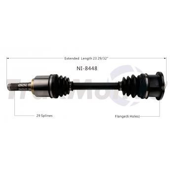 TrakMotive NI8448 CV Axle Shaft product image 1 of 3
