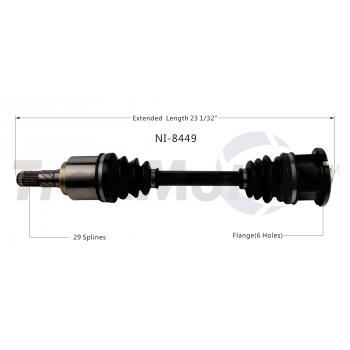 TrakMotive NI8449 CV Axle Shaft product image 1 of 3