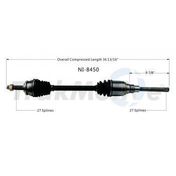 TrakMotive NI8450 CV Axle Shaft product image 1 of 3