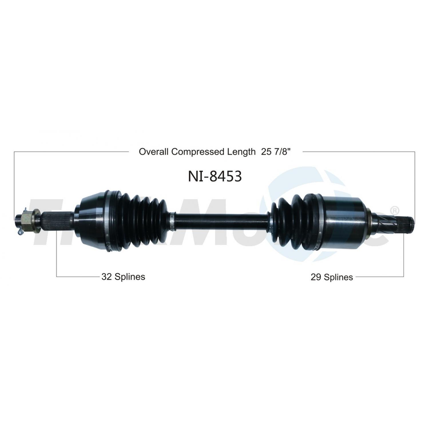 TrakMotive NI8453 - CV Axle Shaft TrakMotive NI8453 CV Axle Shaft product image 1 of 3