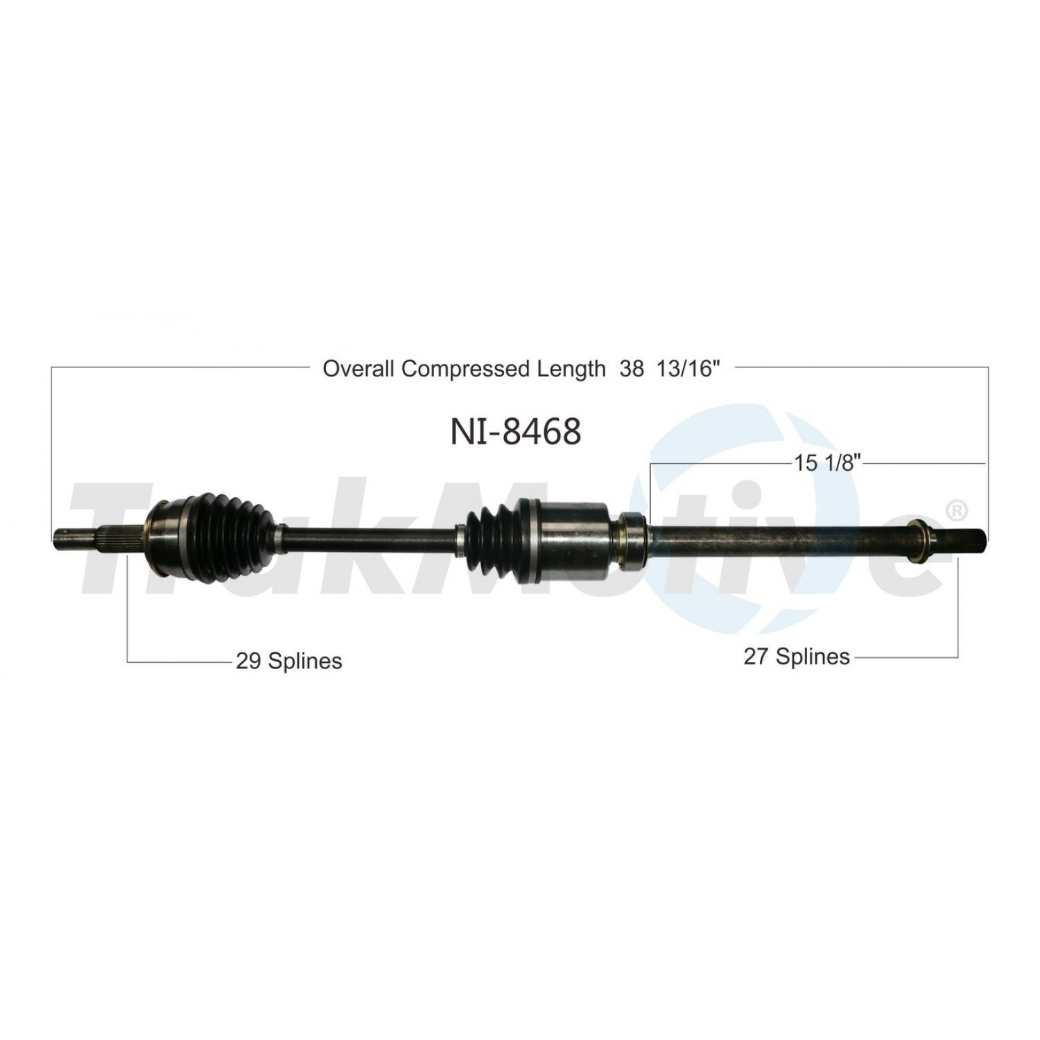TrakMotive NI8468 CV Axle Shaft product image 1 of 3