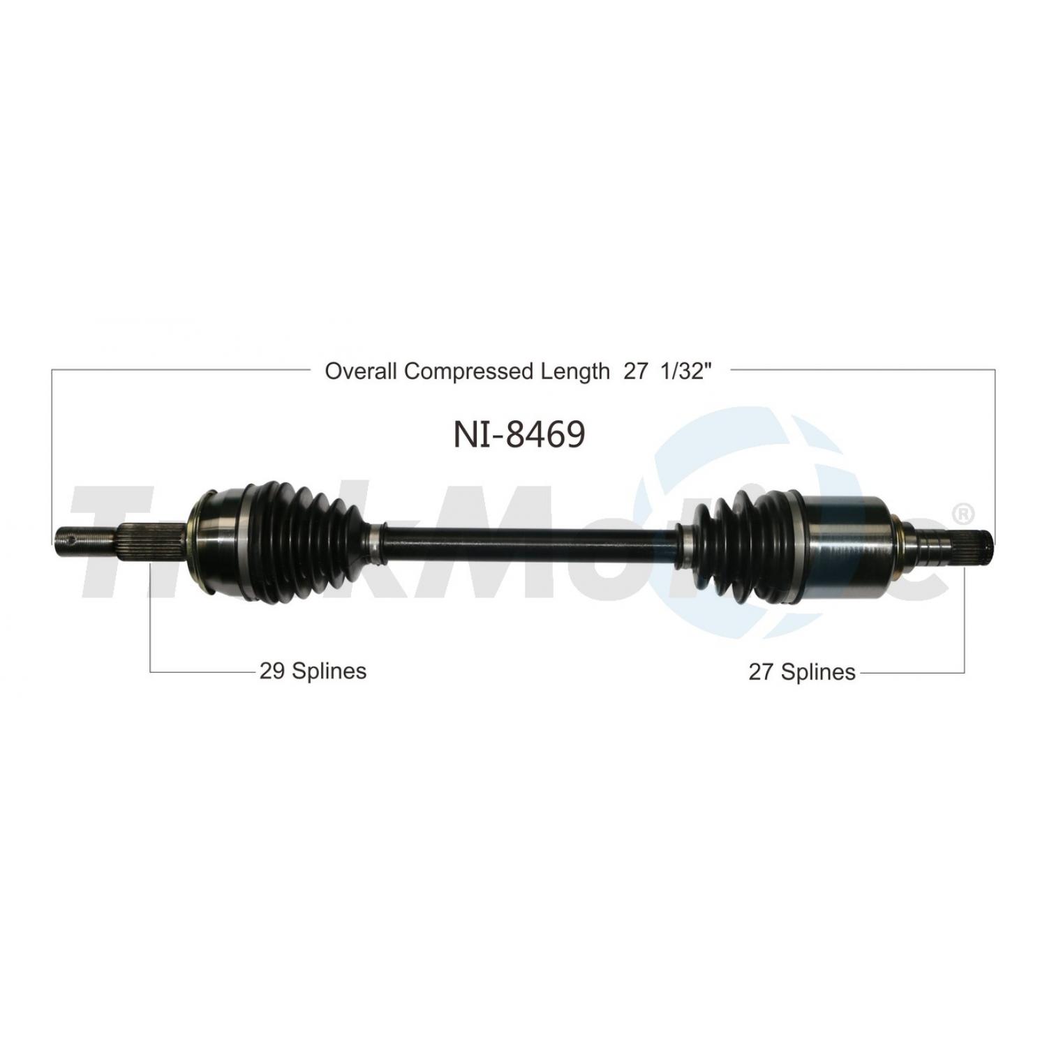 TrakMotive NI8469 - CV Axle Shaft TrakMotive NI8469 CV Axle Shaft product image 1 of 3