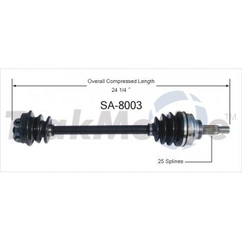 TrakMotive SA8003 CV Axle Shaft product image 1 of 3